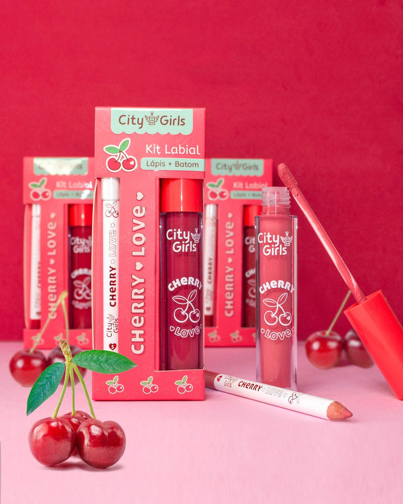 Kit Labial Cherry Love - City Girls
