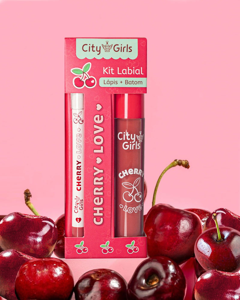 Kit Labial Cherry Love - City Girls