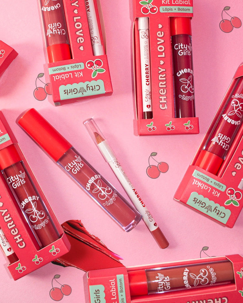 Kit Labial Cherry Love - City Girls