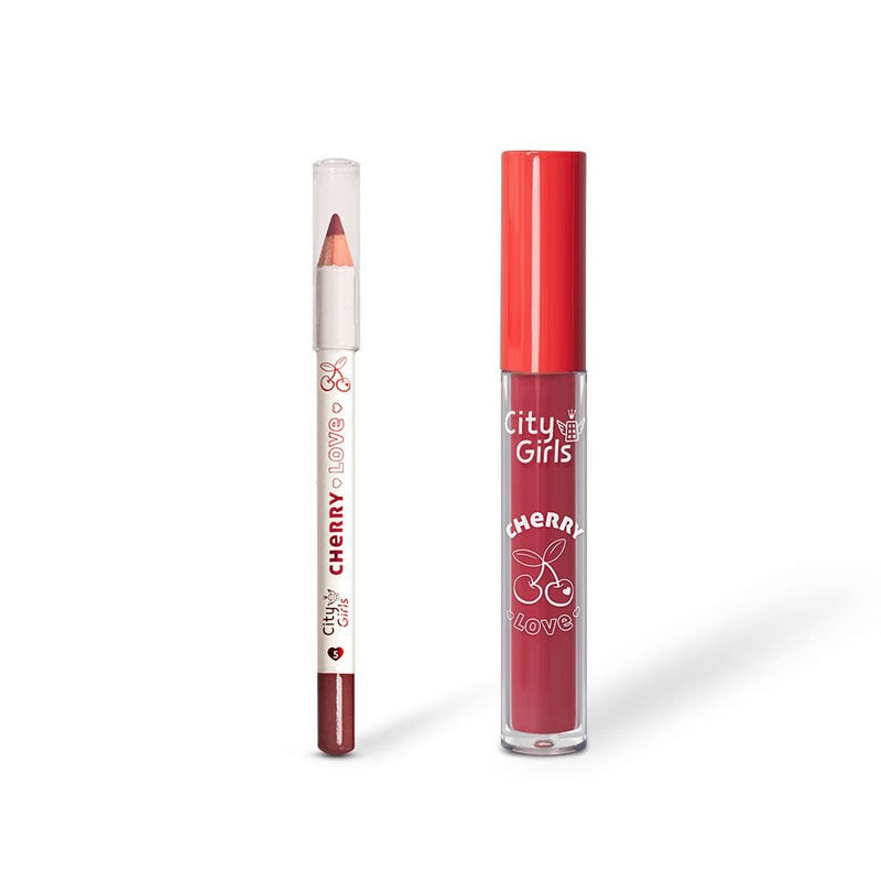 Kit Labial Cherry Love - City Girls