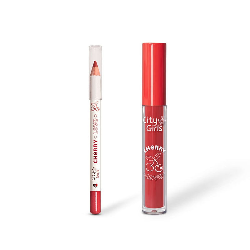 Kit Labial Cherry Love - City Girls