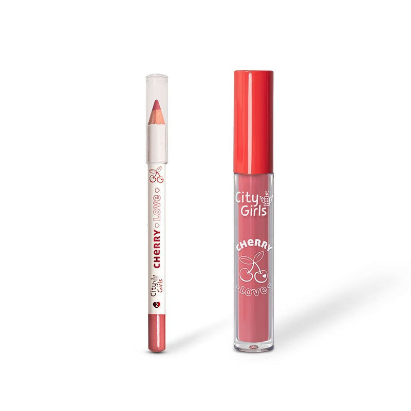 Kit Labial Cherry Love - City Girls